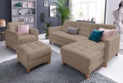 exxpo - sofa fashion Ecksofa, wahlweise mit Bettfunktion