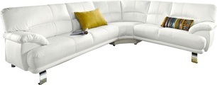 TRENDMANUFAKTUR Ecksofa, mit langem Schenkel