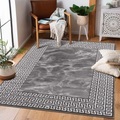 Carpet City Teppich »Chic«, rechteckig, 11 mm Höhe, Modern Meliert, Mäander/ Bordüre, Wohnzimmer