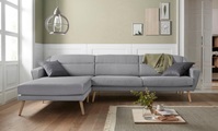 andas Ecksofa »Bille«, mit Naht im Rückenkissen und Beinen aus Eichenholz, Design by Morten Georgsen