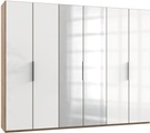 Fresh To Go Kleiderschrank »Level«, mit Glas- und Spiegeltüren
