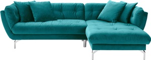 INOSIGN Ecksofa, inklusive 4 Zierkissen
