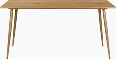 Leonique Essgruppe »Eadwine«, (Set, 5 tlg.), bestehend aus Eadwine Esstisch 160 cm und 4 Eadwine Esszimmerstühlen