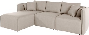 elbgestoeber Ecksofa »Elbdock«, (3 St.), zusammengesetzt aus Modulen, in vielen Bezugsqualitäten und Farben