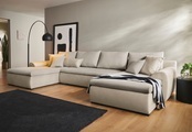Home affaire Wohnlandschaft »Win«, wahlweise mit Bettfunktion und Bettkasten