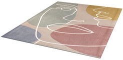 wash+dry by Kleen-Tex Teppich »Modern Faces«, rechteckig, 9 mm Höhe