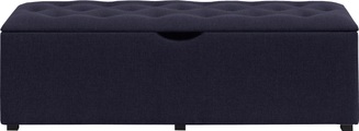 Places of Style Hockerbank »Knobbed«, Hockerbank mit Stauraum, Breite 120 cm und 160 cm