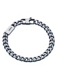 Panzer-Armband in Silber/Blau