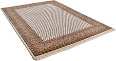 THEKO Orientteppich »Chandi Mir«, rechteckig, 12 mm Höhe, reine Wolle, handgeknüpft, mit Fransen, ideal im Wohnzimmer & Schlafzimmer