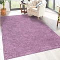 Carpet City Hochflor-Teppich »City Shaggy«, rechteckig, 30 mm Höhe, Teppich Einfarbig Uni, besonders flauschig-weich, ideal für Wohnzimmer & Schlafzimmer