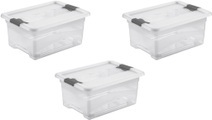 keeeper Aufbewahrungsbox »cornelia«, (Set, 3 St.), mit Deckel, 12 Liter