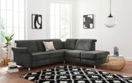sit&more Ecksofa, inklusive Federkern, wahlweise mit Kopfteilverstellung, Bettfunktion und Stauraum