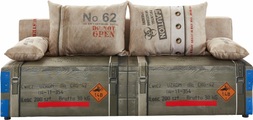exxpo - sofa fashion Schlafsofa, inklusive Bettfunktion und Bettkasten, wahlweise mit Liftbettfunktion und Federkern