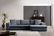 andas Ecksofa »SLEETLAND XXL in Samtvelours oder Vintage-Leder-Optik«, besonders gross und bequem