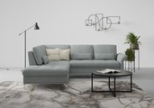 INOSIGN Ecksofa »Palm Beach«, Federkern, mit Sitztiefenverstellung, wahlweise mit Bettfunktion, Bettkasten und Armteilverstellung