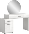INOSIGN Schminktisch »FLORENZ, hochwertige MDF-Front, Rillenfräsung, 2 Schubladen, Spiegel« 1 Stk. tlg. Schminktisch, Schminktisch mit Spiegel, Spiegel Schminktisch