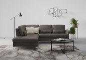 INOSIGN Ecksofa »Palm Beach«, Federkern, mit Sitztiefenverstellung, wahlweise mit Bettfunktion, Bettkasten und Armteilverstellung