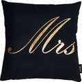 done.® Dekokissen »Stone Mrs«, (1 St.), mit Schriftzug Mrs