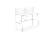 INOSIGN Schreibtisch »Jaxson«, (1 St.), weisses Gestell aus Metall, Breite 120 cm