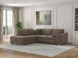 sit&more Ecksofa »Durness«, mit Federkern und hochwertigen Edelstahlfüssen, wahlweise mit Kopfteilverstellung, Bettfunktion und Stauraum oder mit Bettfunktion und Bettkasten