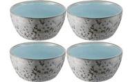 Bitz Schale ? 12 cm 4 St?ck, Grau Hellblau