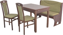 HOFMANN LIVING AND MORE Essgruppe »4tlg. Tischgruppe«, (Spar-Set, 4 tlg., 4tlg. Tischgruppe), Stühle montiert
