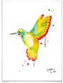 Wall-Art Poster »Kolibri«, Vögel, (1 St.), Poster, Wandbild, Bild, Wandposter