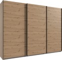 Wimex Kleiderschrank »Mugano, Made in Germany, Lieferung bis in Deine Etage und Stellort«, (wähle Deine Ausstattung: Basic oder Premium!), 3 Schwebetüren, grosse Grössen, mit oder ohne Spiegel, Metallgriffe