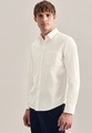 Casual Hemd Regular Fit Langarm Uni Herren Beige XL