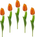 IGEA, I.GE.A. Kunstblume »Real Touch Tulpen«, (5 St.), 5er Set künstliche Tulpenknospen, Kunstblumen, Stielblume