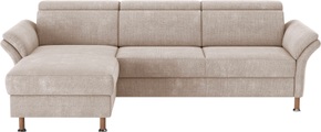 HOME AFFAIRE, Home affaire Ecksofa »Calypso L-Form« mit motorischen Funktionen im Sofa und Recamiere