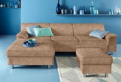 INOSIGN Ecksofa, wahlweise mit Bettfunktion
