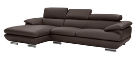 CALIA ITALIA Ecksofa »Magic«, in 2 Lederqualitäten