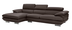 CALIA ITALIA Ecksofa »Magic«, in 2 Lederqualitäten