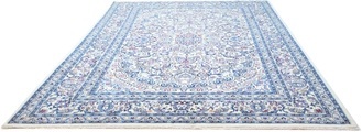 morgenland Wollteppich »Nain 9la Teppich handgeknüpft blau«, rechteckig, 8 mm Höhe