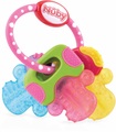 Nuby Beissring »Schlüssel, pink«, mit Kühlung