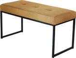 Home affaire Sitzbank »Celine«, Breite 90 oder 150 cm, mit schwarzen Metallbeinen