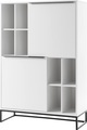 Mca Furniture - Bücherregal - Weiss und Schwarz