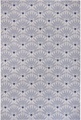 White Label - Teppich In-& Outdoor - 80 x 150 cm; - Blau Creme