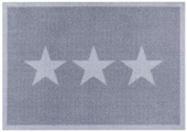 Zala Living Teppich »Sterne«, rechteckig, 7 mm Höhe, Gemustert, Stars, Robust, Pflegeleicht, Eingangsbereich, Waschbar, Rutschhemmend