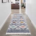 Carpet City Hochflor-Läufer »Focus«, rechteckig, 20 mm Höhe, 3D-Optik, Boho-Stil, Wohnzimmer