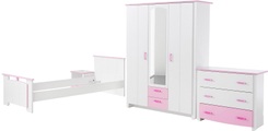 Parisot Jugendzimmer-Set »Biotiful«, (Set, 4 St.), mit Kleiderschrank und Kommode