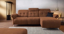 Places of Style Ecksofa »Manhattan«, 2 Sitze mit elektrischer Relaxfunktion, verstellbare Armlehnen