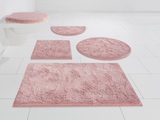 my home Badematte »Jos«, Höhe 22 mm, rutschhemmend beschichtet, fussbodenheizungsgeeignet-schnell trocknend, Pastell Farben