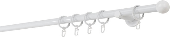 mydeco Gardinenstange »20mm Ball Wandträger 6,5 cm«, Fixmass