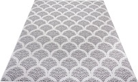 White Label - Teppich In-& Outdoor - 80 x 150 cm; - Creme, Schwarz