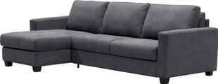 Home affaire Ecksofa »Arezzo«, Recamiere links oder rechts montierbar, mit Schlaffunktion, inkl. Matratze und klappbaren Metallgestell