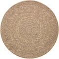 NORTHRUGS Teppich »Almendro«, rund, 6 mm Höhe, In-und Outdoor geeignet, Sisal Optik, Wohnzimmer, Balkon, Terrasse, Robust, Pflegeleicht, Flachgewebe