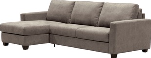 Home affaire Ecksofa »Arezzo«, Recamiere links oder rechts montierbar, mit Schlaffunktion, inkl. Matratze und klappbaren Metallgestell
