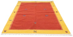 morgenland Wollteppich »Kelim Teppich handgewebt rot«, rechteckig, 6 mm Höhe, Kurzflor